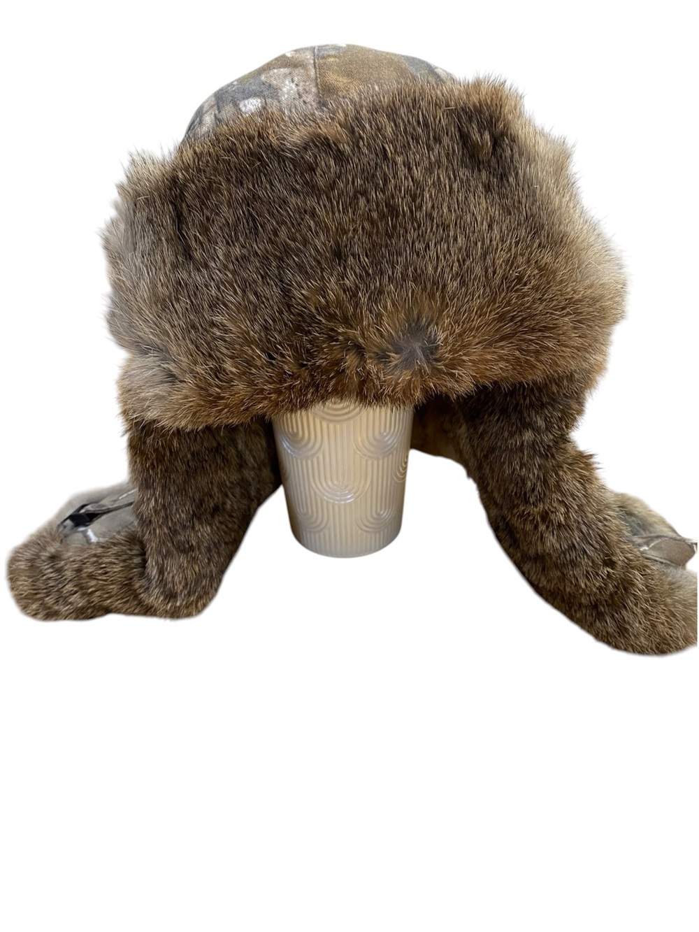 Mad Bomber Realtree Camo Rabbit Fur Hat
